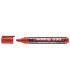 Rotulador edding marcador permanente 330 rojo punta biselada 1 5 mm recargable