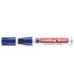 Rotulador edding marcador permanente 850 azul punta biselada 5-15 mm recargable