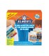 Kit elmers fabricacion slime con 2 botes cola transparente 2 botes liquido magico 4 botes purpurina colores