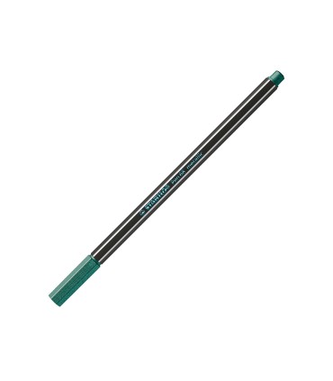 Rotulador stabilo acuarelable pen 68 metalico verde 1 mm