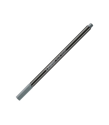 Rotulador stabilo acuarelable pen 68 metalico plata 1 mm