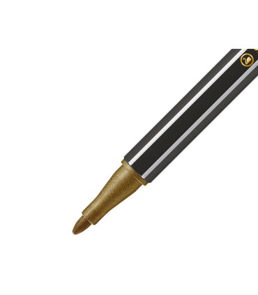 Rotulador stabilo acuarelable pen 68 metalico oro 1 mm