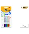 Rotulador bic kids velleda para pizarra blister de 6 colores surtidos