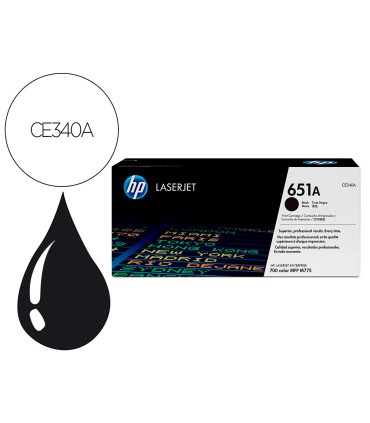 Toner hp 651a laserjet mfp m775dn m775f m775z m775z negro 13500 paginas