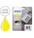 Ink jet epson 35xl t3594 pro wf 4720dwf 4725dwf 4730dtwf 4740dtwf amarillo alta capacidad 1900 paginas