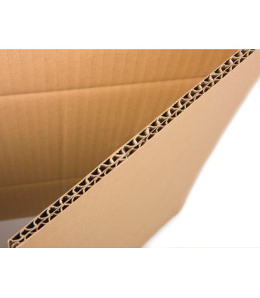 Caja para embalar q connect usos varios carton doble canal marron 304x150x217 mm