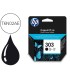 Ink jet hp n 303 envy photo 6230 7130 7830 color negro capacidad 200 paginas