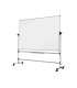 Pizarra blanca bi office blanca de acero vitrifricado volteable doble cara 120x150 cm