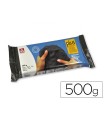 Arcilla sio-2 plus negra endurece al aire paquete de 500 gr