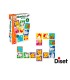 Juego diset educativo domino animals