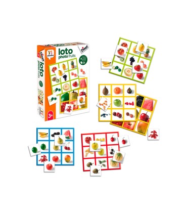 Juego diset educativo loto photo fruits