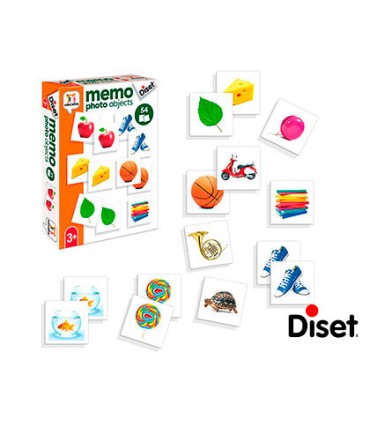 Juego diset didactico memo photo objetcs