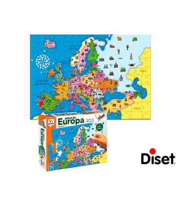 Juego diset didactico paises de europa