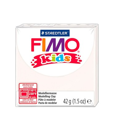 Pasta staedtler fimo kids 42 gr color blanco