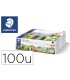 Rotulador staedtler noris 326 school pack de 100 unidades colores surtidos 10 x color