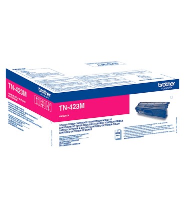 Toner brother tn 423 para dcp l8410 cdn 8410 cdw hl l8260 cdw mfc l8360 cdw 8690 cdw 8900 cdw magenta