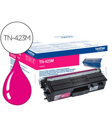 Toner brother tn 423 para dcp l8410 cdn 8410 cdw hl l8260 cdw mfc l8360 cdw 8690 cdw 8900 cdw magenta