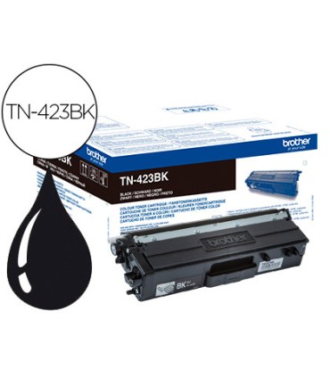 Toner brother tn 423 para dcp l8410 cdn 8410 cdw hl l8260 cdw mfc l8360 cdw 8690 cdw 8900 cdw negro