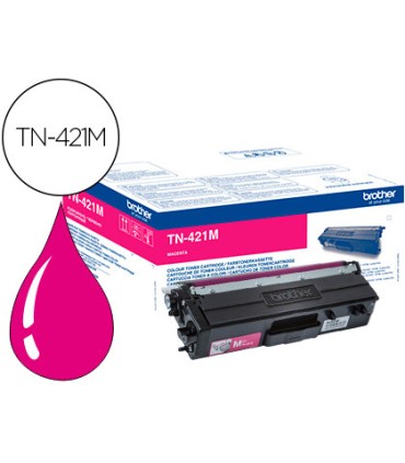 Toner brother tn 421 para dcp l8410 cdn 8410 cdw hl l8260 cdw mfc l8360 cdw 8690 cdw 8900 cdw magenta