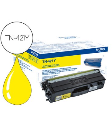 Toner brother tn 421 para dcp l8410 cdn 8410 cdw hl l8260 cdw mfc l8360 cdw 8690 cdw 8900 cdw amarillo