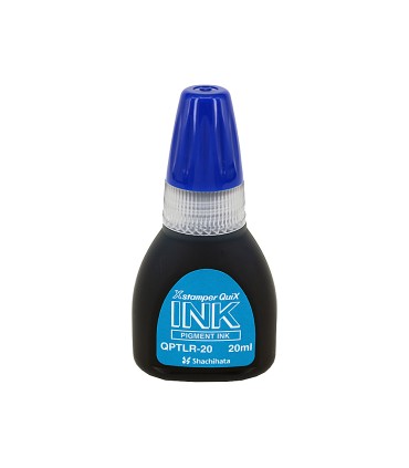 Tinta x stamper quix para sellos azul bote de 20 ml