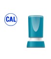 Sello x'stamper quix personalizable color azul redondo diametro 14 mm q-32