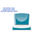 Sello x'stamper quix personalizable color azul medidas 16x48 mm q-11