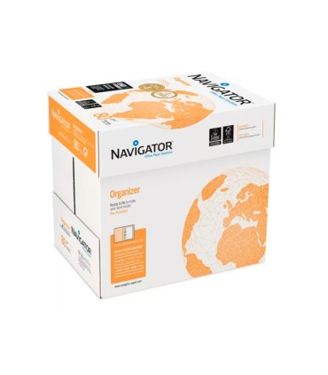 Papel fotocopiadora navigator din a4 80 gramos 2 taladros papel multiuso ink jet y laser paquete de 500 hojas