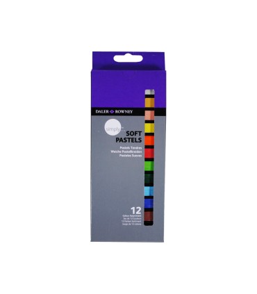 Lapices pastel oleo daler rowney simply suave caja de 12 colores surtidos