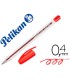 Boligrafo pelikan stick super soft rojo