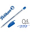 Boligrafo pelikan stick super soft azul