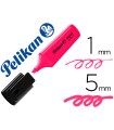 Rotulador pelikan fluorescente textmarker signal rosa