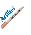 Rotulador artline supreme brush pintura base de agua punta tipo pincel trazo variable melocoton