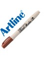 Rotulador artline supreme brush pintura base de agua punta tipo pincel trazo variable marron