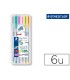 Rotulador staedtler triplus fineliner my pastel estuche de 6 unidades colores surtidos