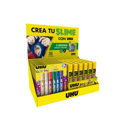 Expositor uhu crea tu slime sobremesa 175x325x200 mm