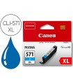 Ink-jet canon cli-571xl pixma mg6852 / ts6050 / ts8050 cian 500 pag