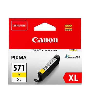 Ink jet canon cli 571xl pixma mg6852 ts6050 ts8050 amarillo 500 pag