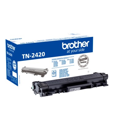 Toner brother tn 2420 para dcp l2510 2530 2550 hl l2375 alta capacidad negro 3000 pag