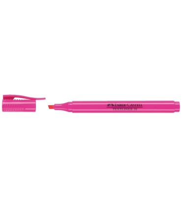 Rotulador faber fluorescente textliner 38 rosa