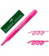 Rotulador faber fluorescente textliner 38 rosa