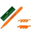 Rotulador faber fluorescente textliner 38 naranja