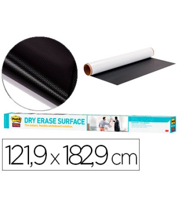 Pizarra blanca post it super sticky adhesiva removible rollo 1219x1829 cm