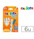 Rotulador carioca baby 2 anos caja 6 colores surtidos