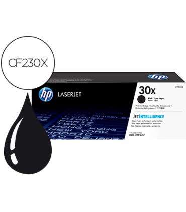 Toner hp cf230x laserjet pro m203 m227 negro 3500 paginas