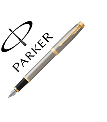 Pluma parker im metal cepillado gt