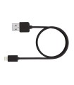 Cable usb 2.0 a apple lightning mediarange usb 2.0 longitud de cable 1 mt negro