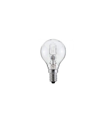 Bombilla sunmatic eco halogena mini globo e14 42w 630 lumenes 2000 horas luz blanca