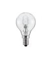 Bombilla sunmatic eco halogena mini globo e14 42w 630 lumenes 2000 horas luz blanca