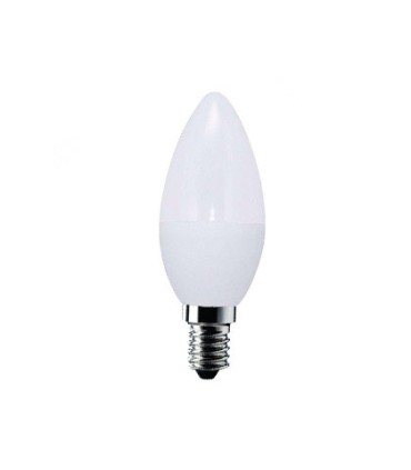 Bombilla sunmatic led mini globo frost smd e14 6w 2700k 470 lumenes luz calida